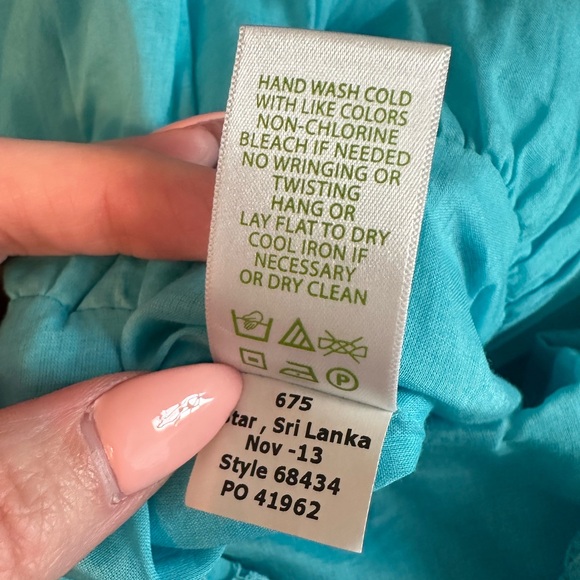 Lilly Pulitzer Strapless Caitlin Dress Shorely Blue Embroidered Mini Sz 8 #595 - Picture 8 of 11